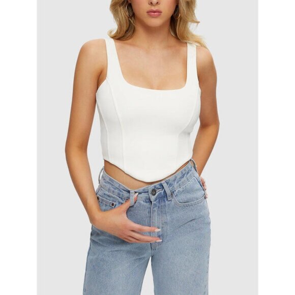 27 BOUTIQUE X KUWALLA Bustier Corset Tank Black XS - Picture 2 of 6